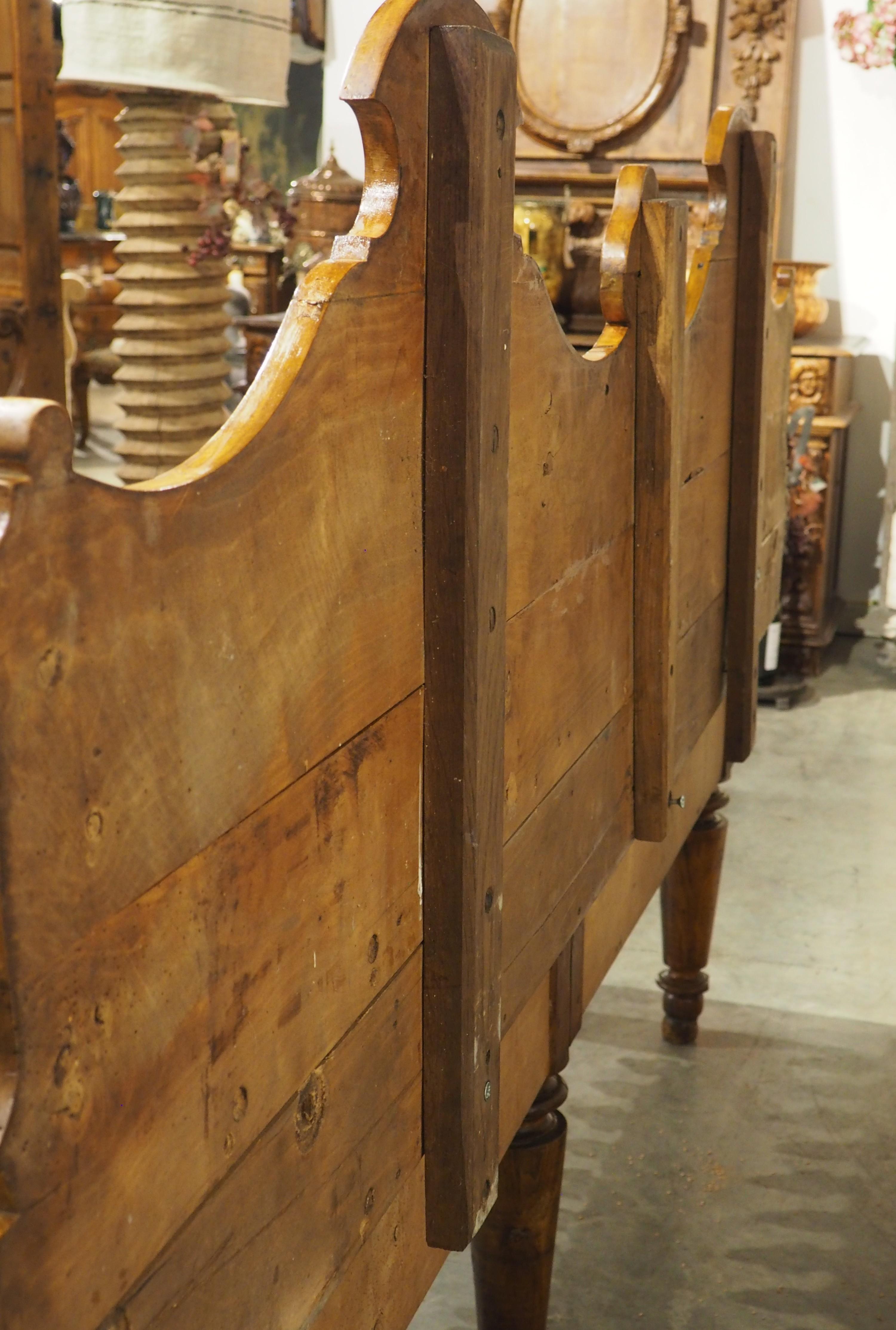 A Long Antique French Double Butcher Block Table, Billot de Boucher, Circa 1900 For Sale 12