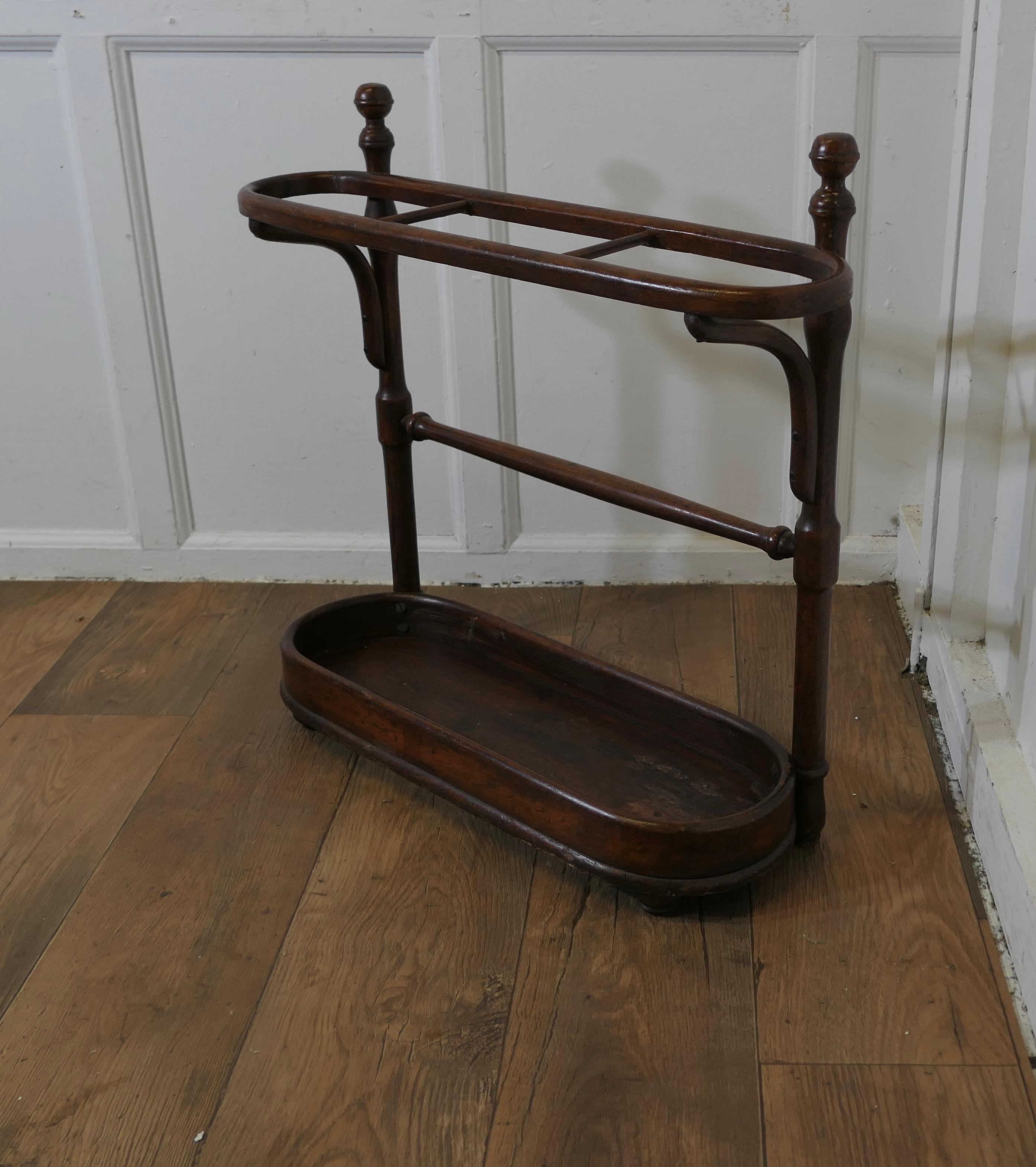 Late 19th Century A Long Bentwood Stick Stand or Umbrella Stand  This is a good Umbrella stand