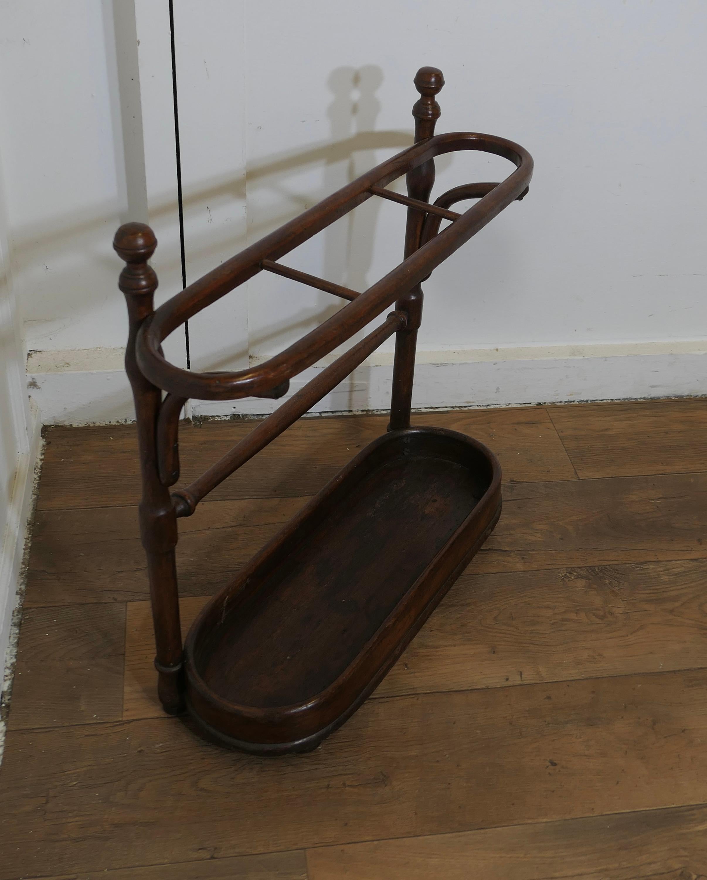 A Long Bentwood Stick Stand or Umbrella Stand  This is a good Umbrella stand 2