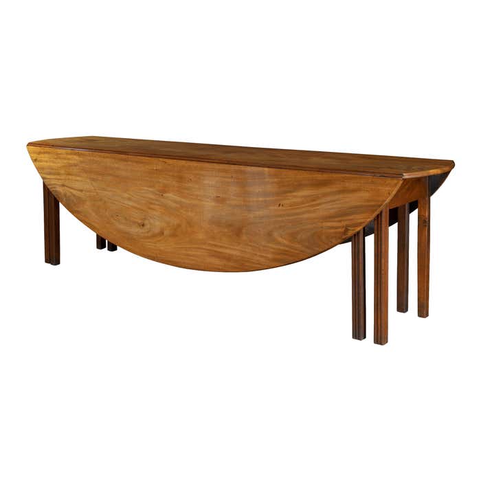Wake Table Long Early George III Irish Mahogany Dining or Wake Table, circa 1760 ...