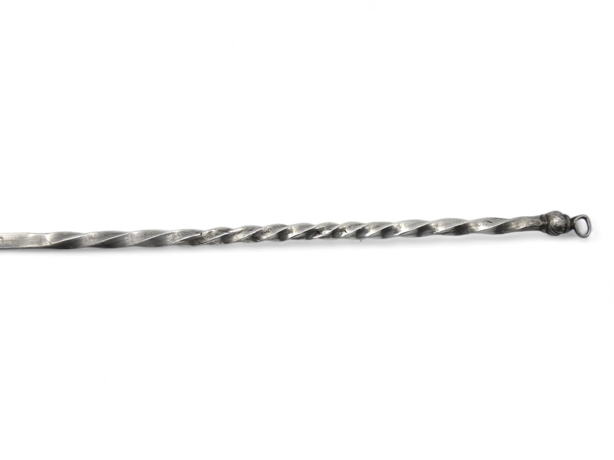 Turc Torah Pointer turc en argent, 1905. Judaïque yad en vente