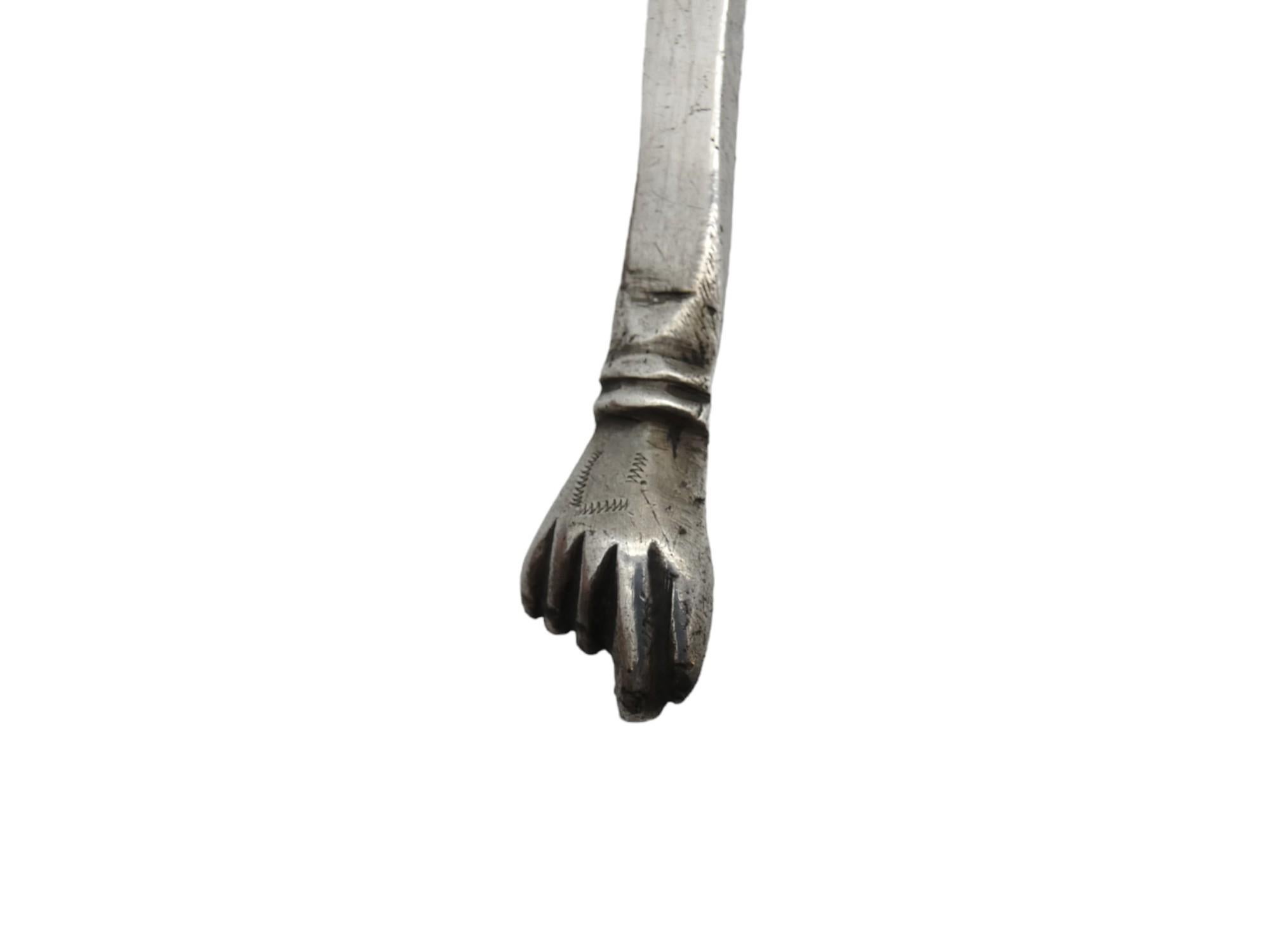 Torah Pointer turc en argent, 1905. Judaïque yad Bon état - En vente à New York, NY