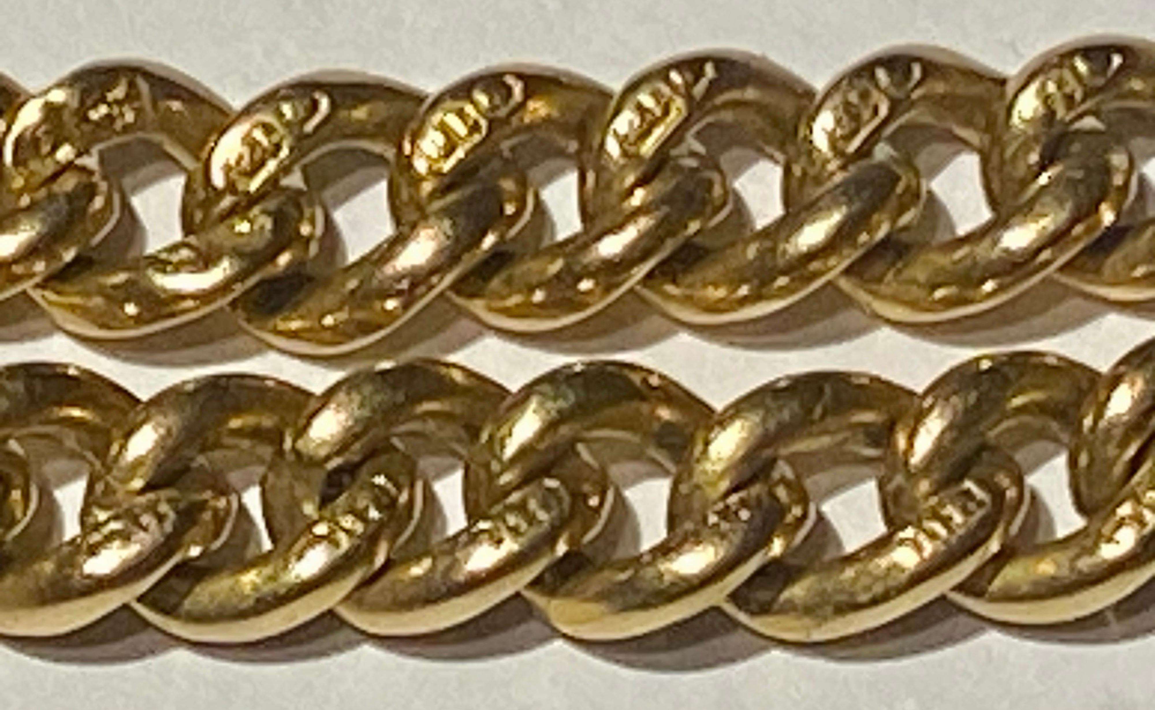 Long Victorian Antique 18 Carat Yellow Gold Double Albert Watch Chain 3