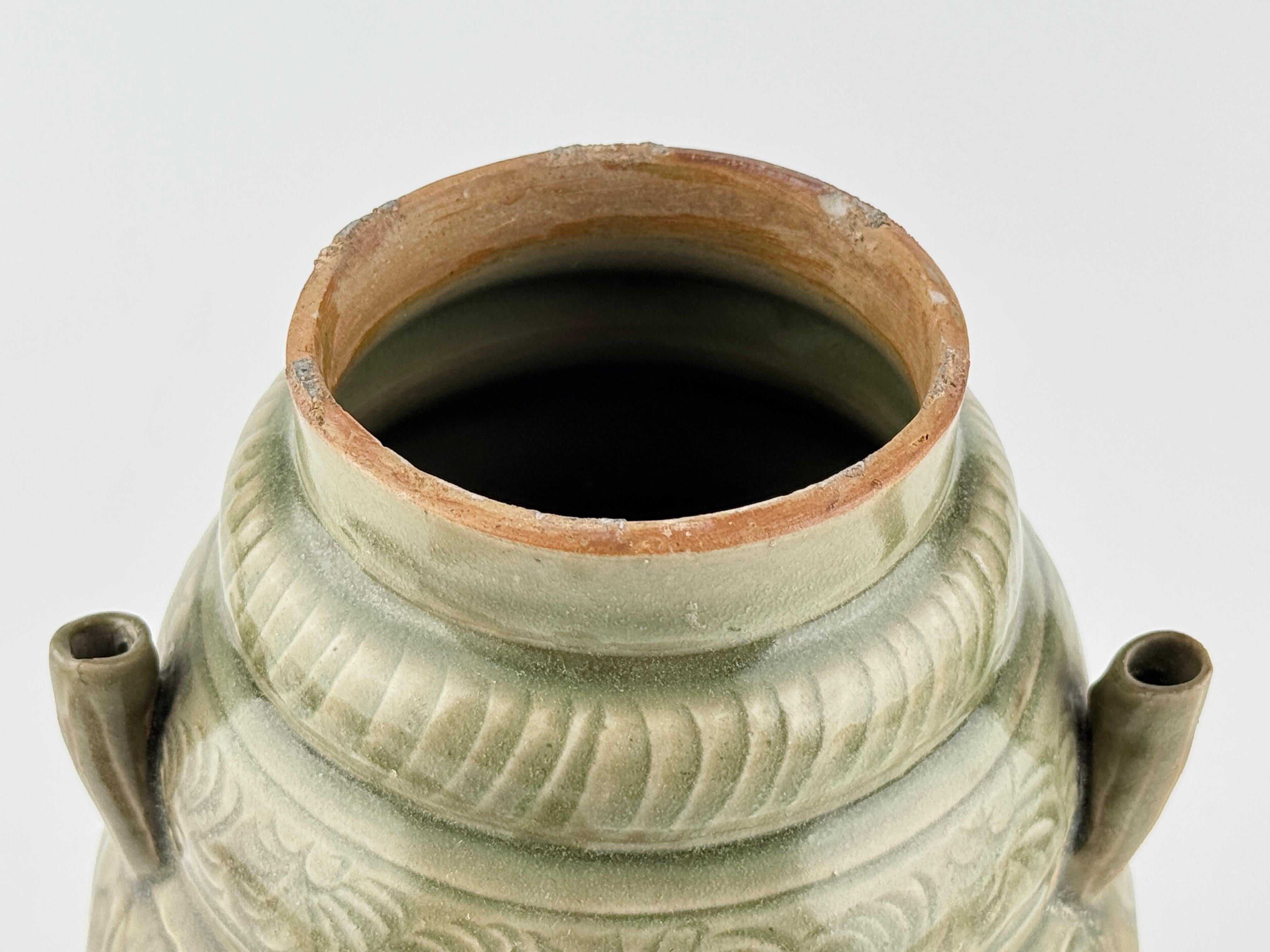 A Longquan Celadon Five-spouted Jar, Northern Song Dynasty (960~1127) For Sale 6
