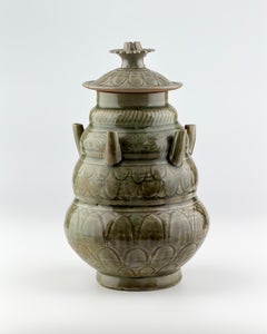 A Longquan Celadon Five-spouted Jar, Sui-Northern Song Dynasty