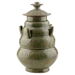 Vaso a cinque becchi in celadon Longquan, dinastia Song settentrionale (960~1127)