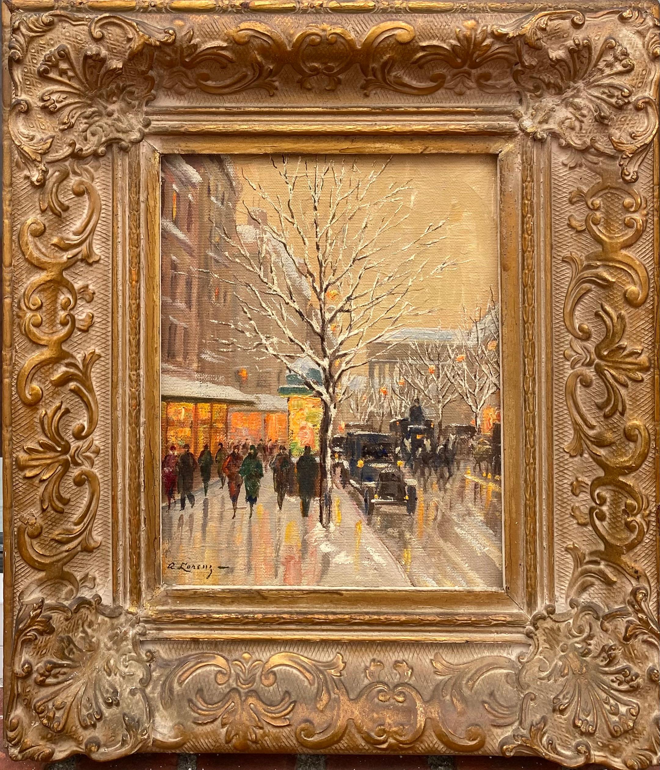 “Paris, France” - Post-Impressionist Painting by A. Lorenz