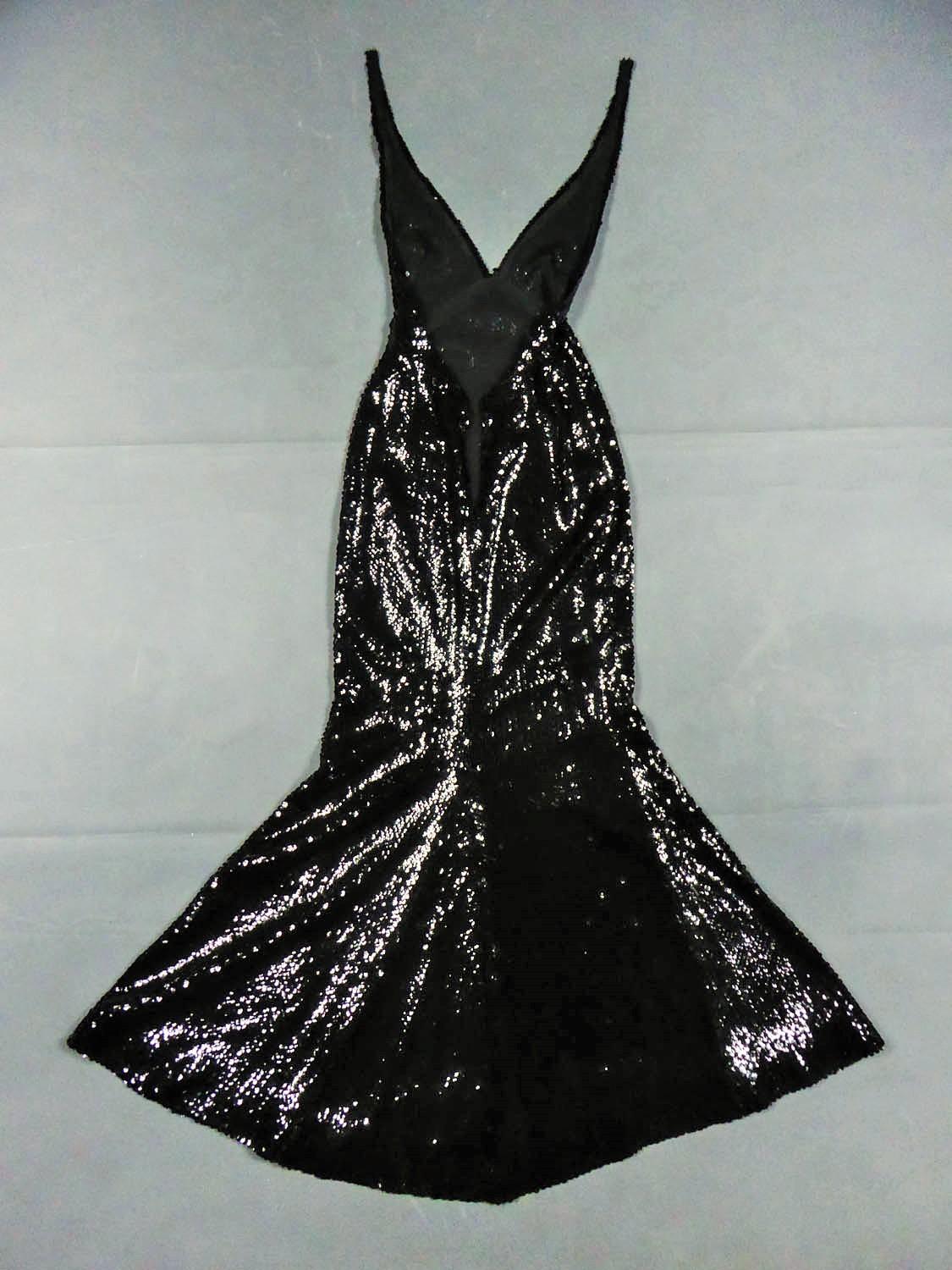 Loris Azzaro - Robe de soirée haute couture française, circa 1970/1980 en vente 8