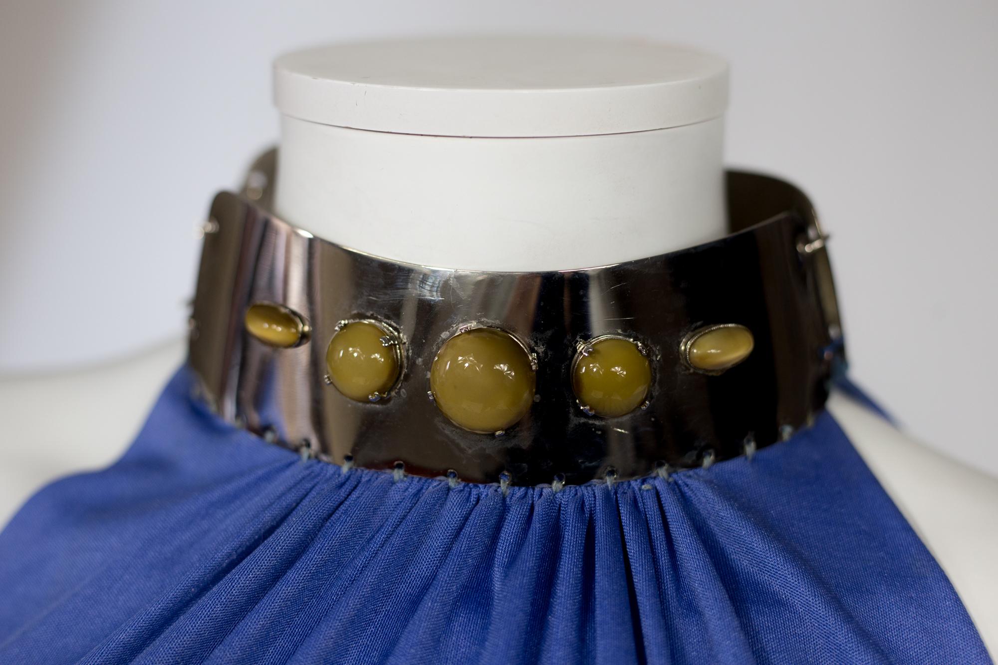 A Loris Azzaro French Couture Evening Dress In Lavender Silk Jersey Circa 1980 11