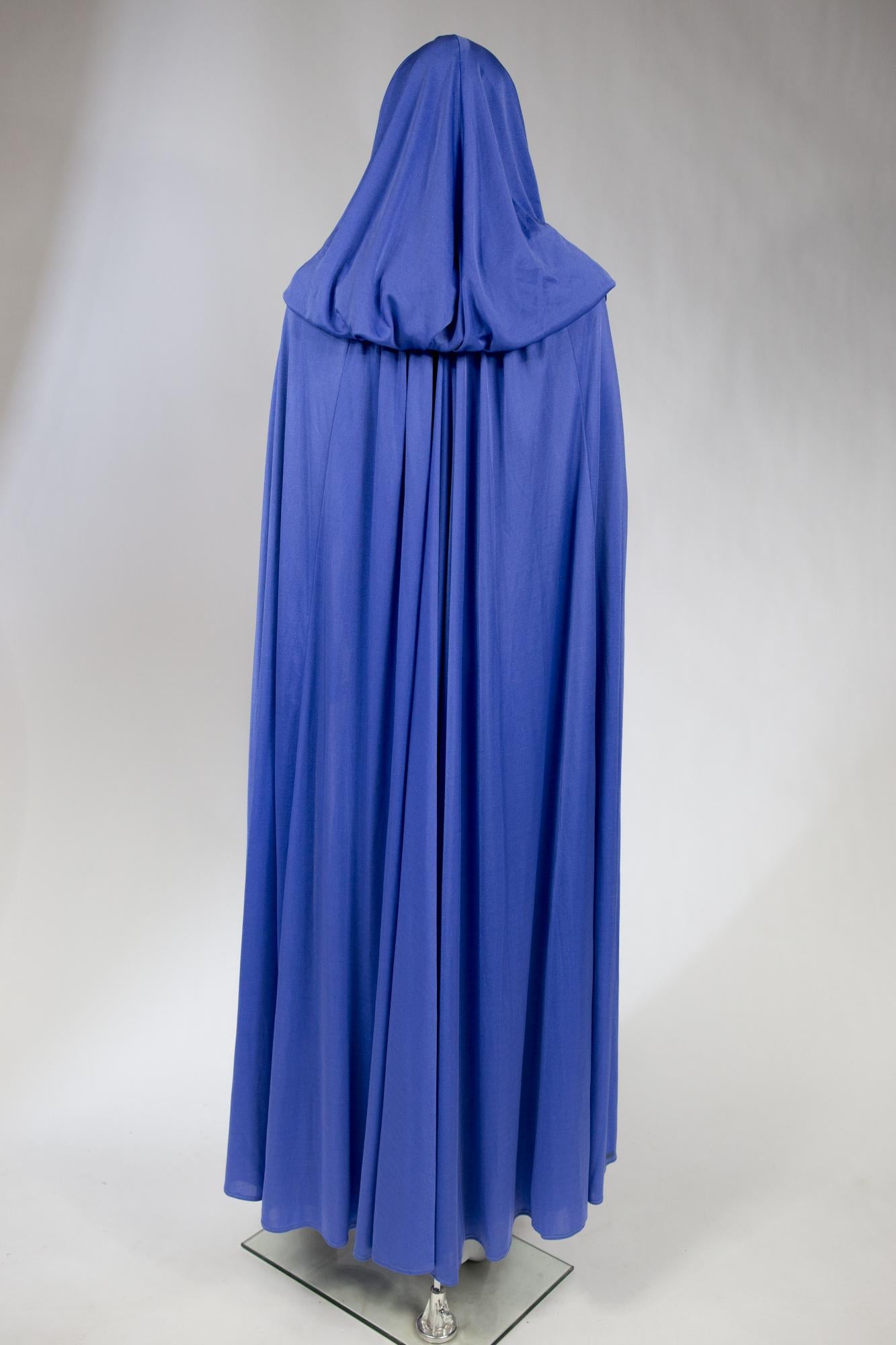 A Loris Azzaro French Couture Evening Dress In Lavender Silk Jersey Circa 1980 1
