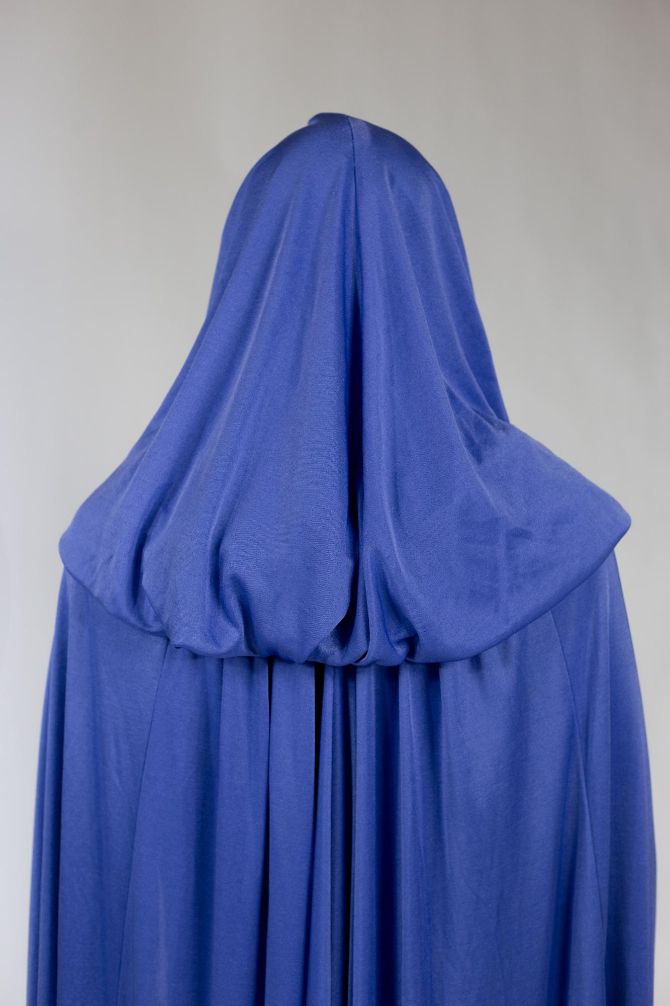 A Loris Azzaro French Couture Evening Dress In Lavender Silk Jersey Circa 1980 2