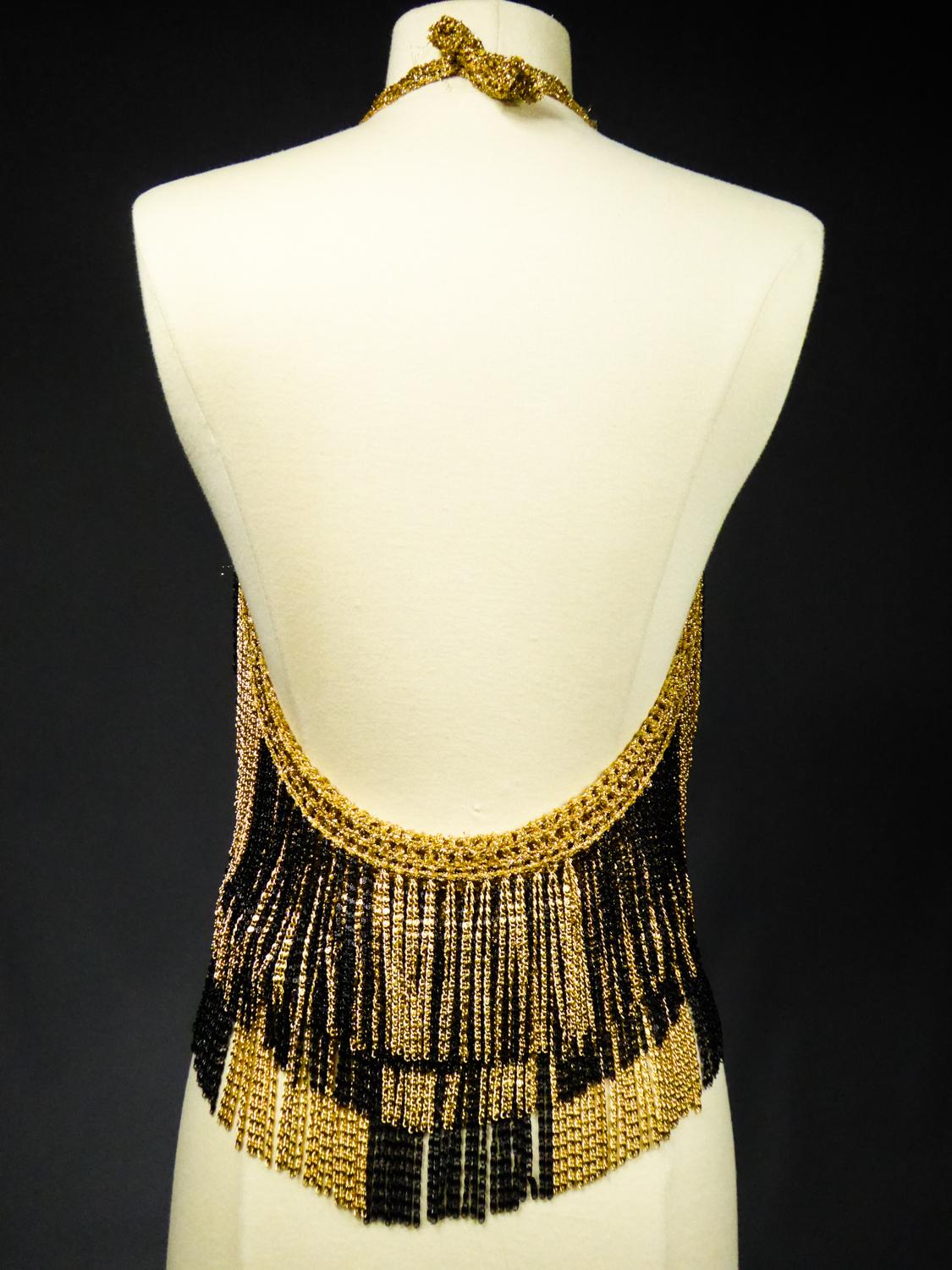 A Loris Azzaro French Couture Top in Lurex Circa 1970 For Sale 5