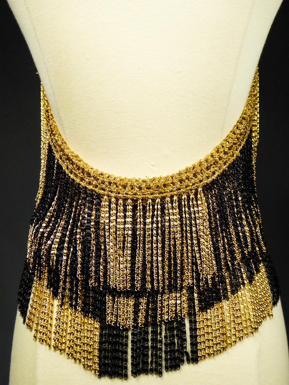 A Loris Azzaro French Couture Top in Lurex Circa 1970 For Sale 6