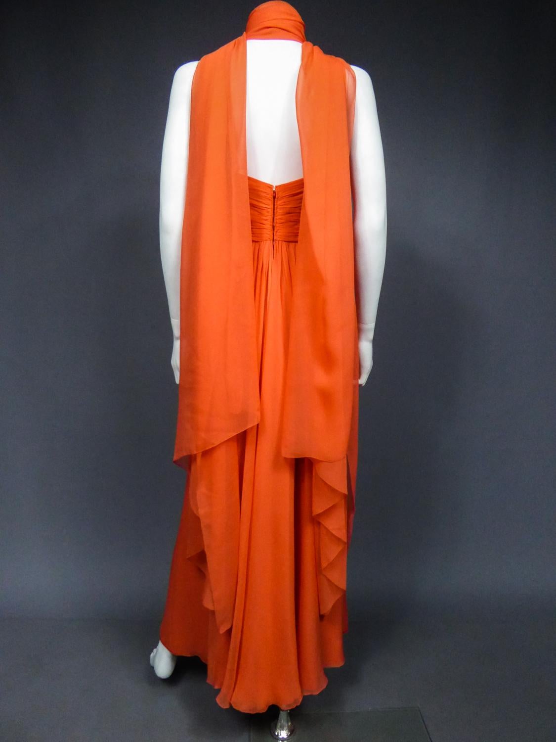 A Loris Azzaro Haute Couture Evening Dress Circa 1980 8