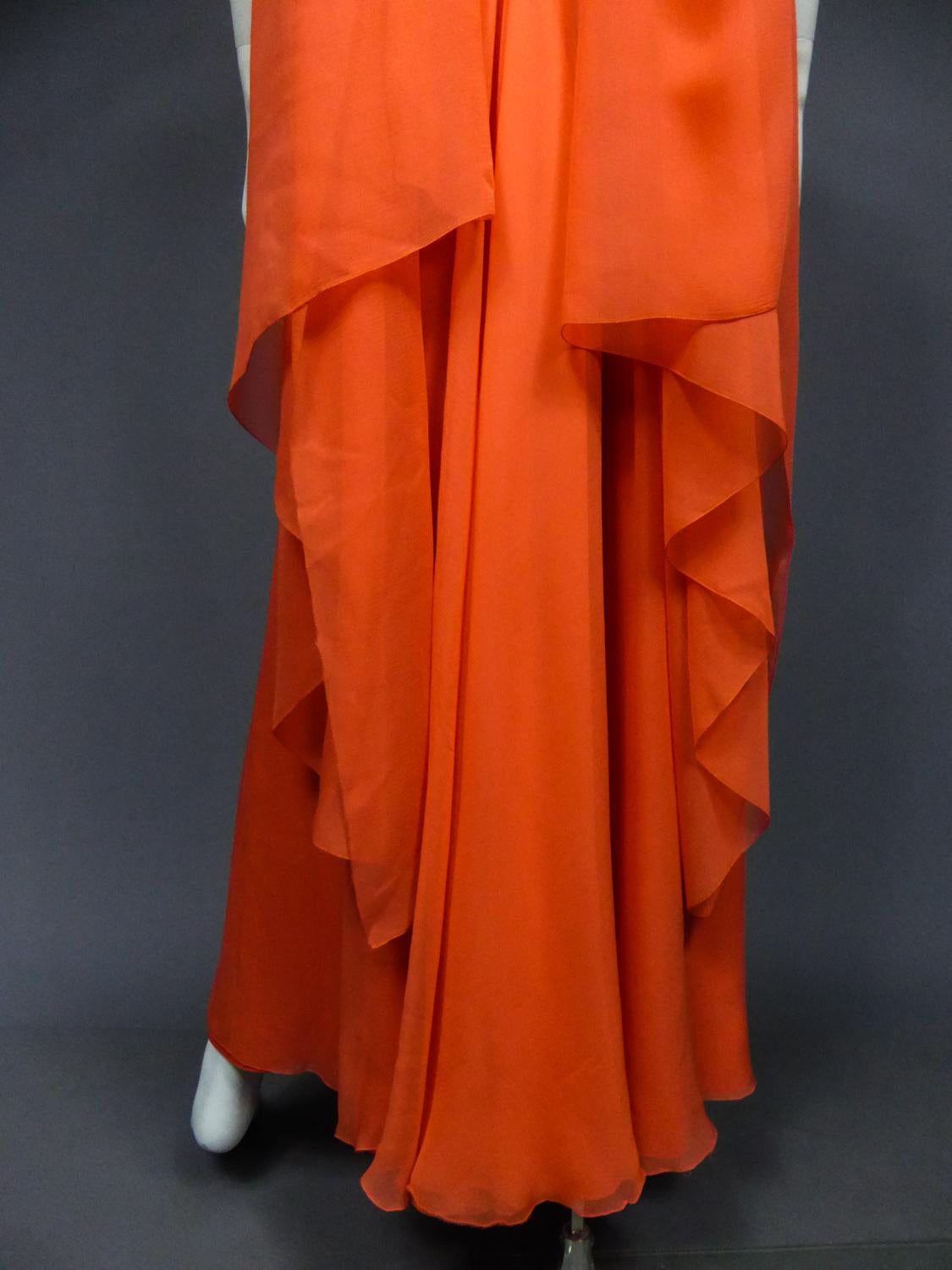A Loris Azzaro Haute Couture Evening Dress Circa 1980 9