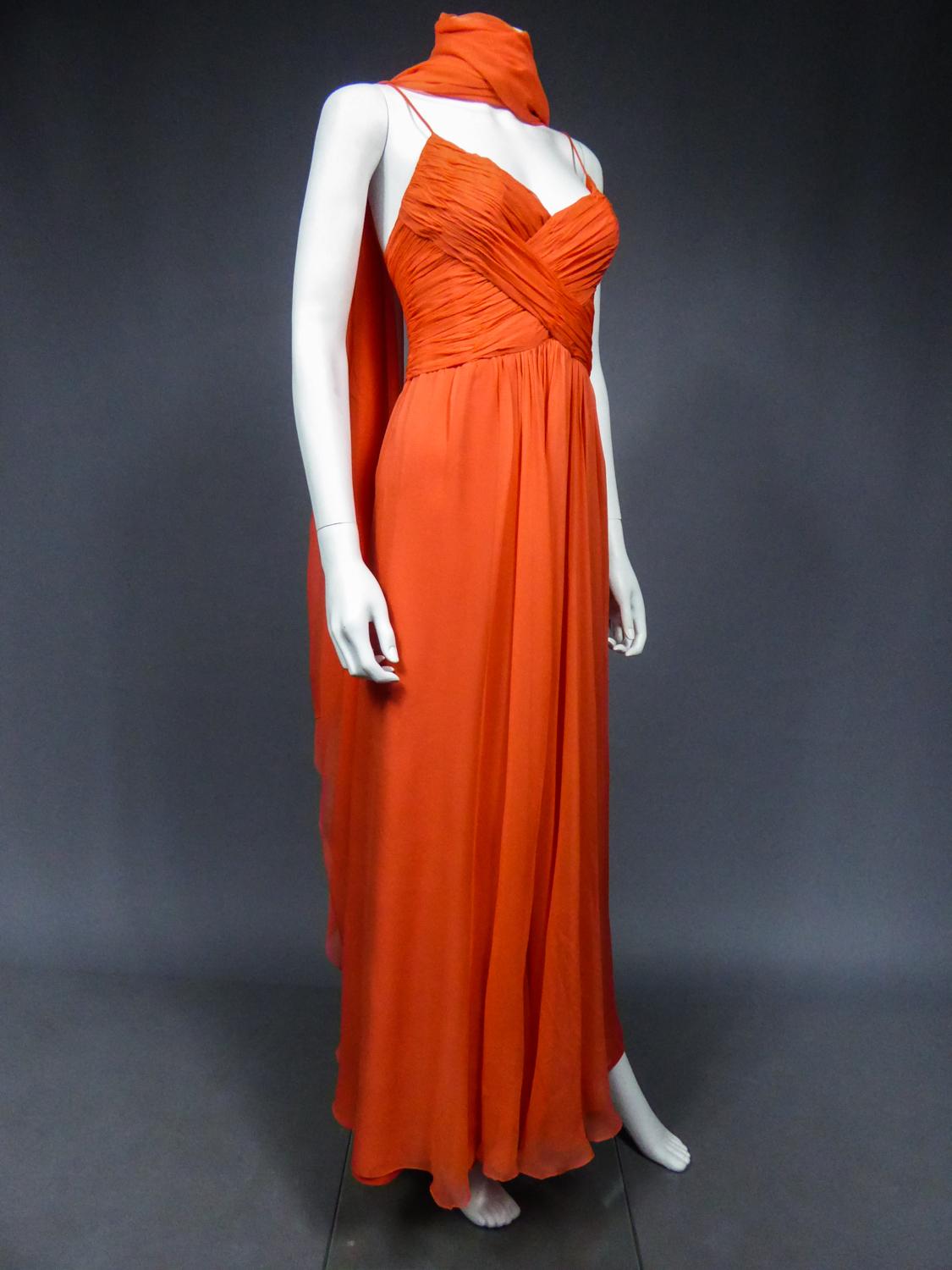 A Loris Azzaro Haute Couture Evening Dress Circa 1980 4