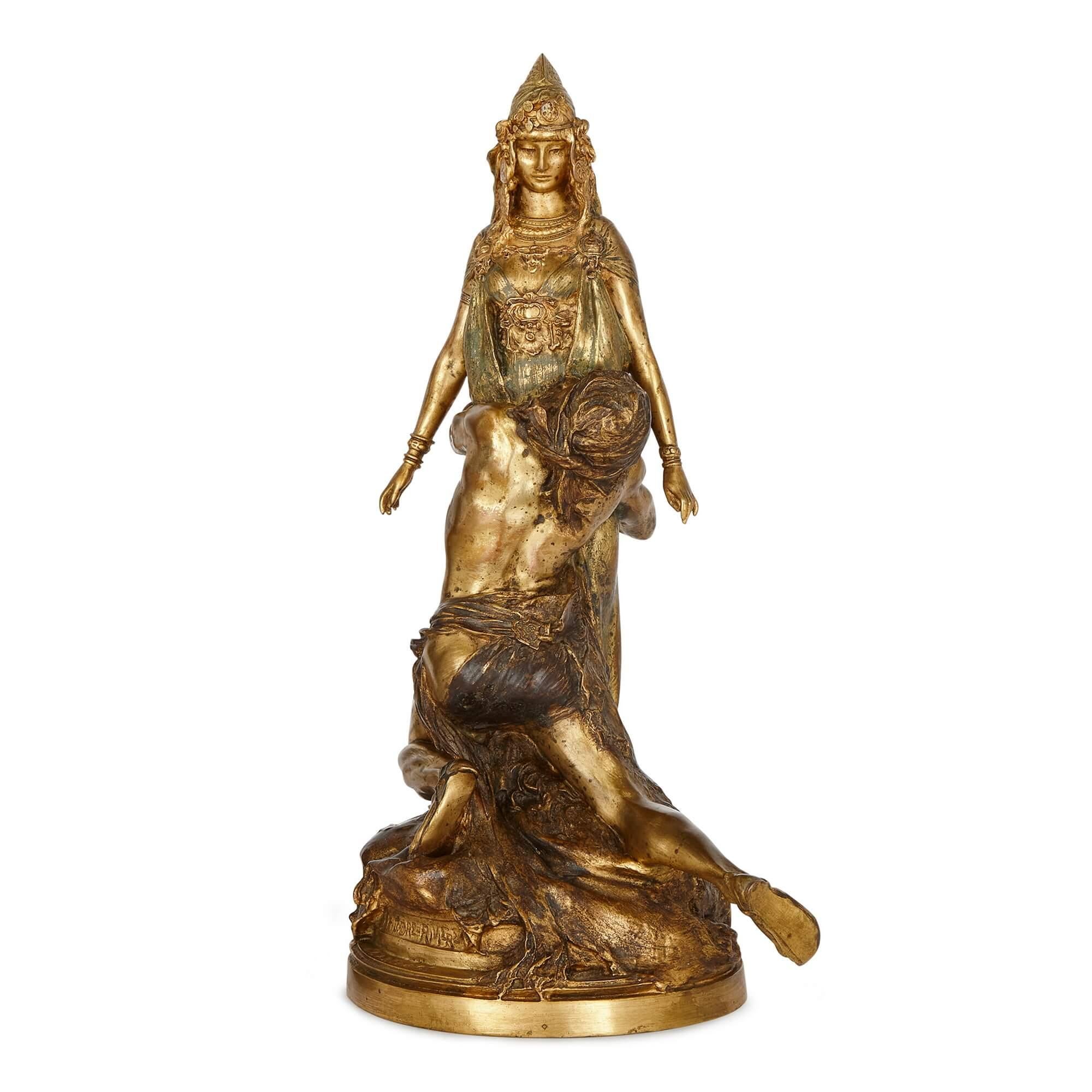 A lost-wax bronze sculpture by Théodore Rivière, titled 'Carthage'
French, Late 19th Century
Height 41cm, width 23cm, depth 18cm

This superb lost-wax bronze sculpture is by Théodore Rivière, and was cast by the Susse Freres foundry in Paris