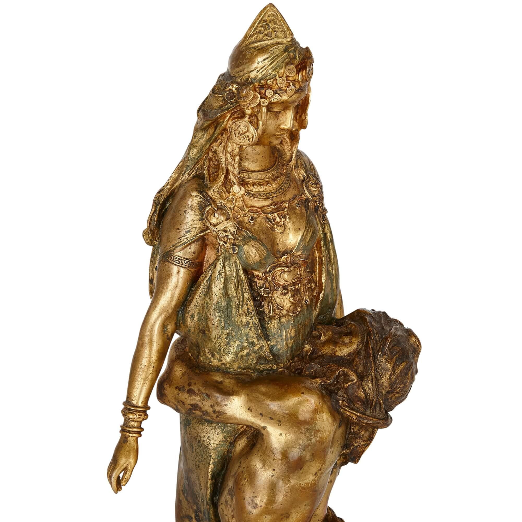 Lost-Wax Bronze Sculpture by Théodore Rivière, Titled 'Carthage' In Good Condition For Sale In London, GB