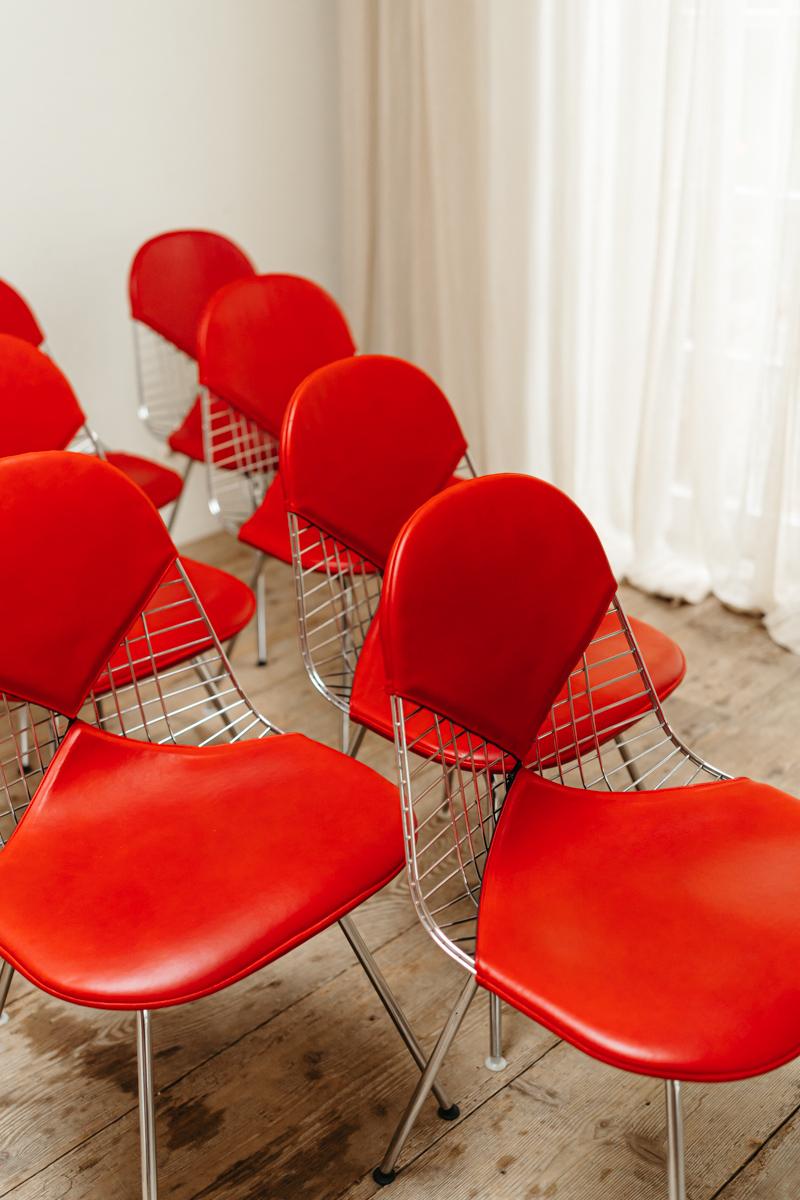 a lot of Herman Miller Eames DKX-2 Bikini Chairs 5