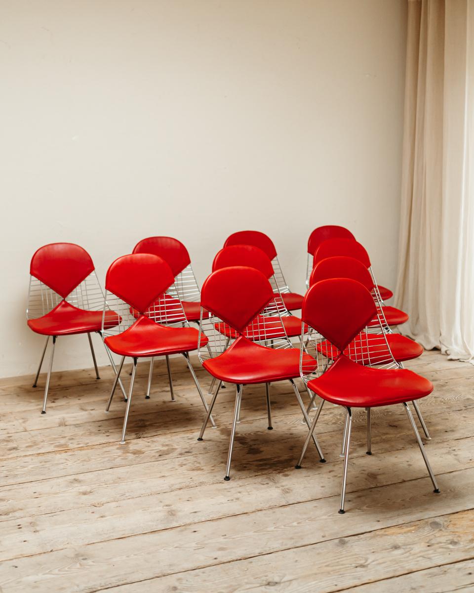 North American a lot of Herman Miller Eames DKX-2 Bikini Chairs