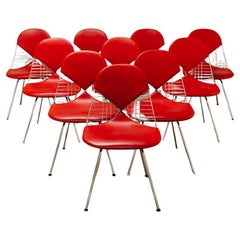 a lot of Herman Miller Eames DKX-2 Bikini Chairs 
