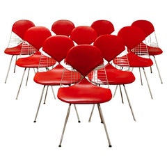 a lot of Herman Miller Eames DKX-2 Bikini Chairs