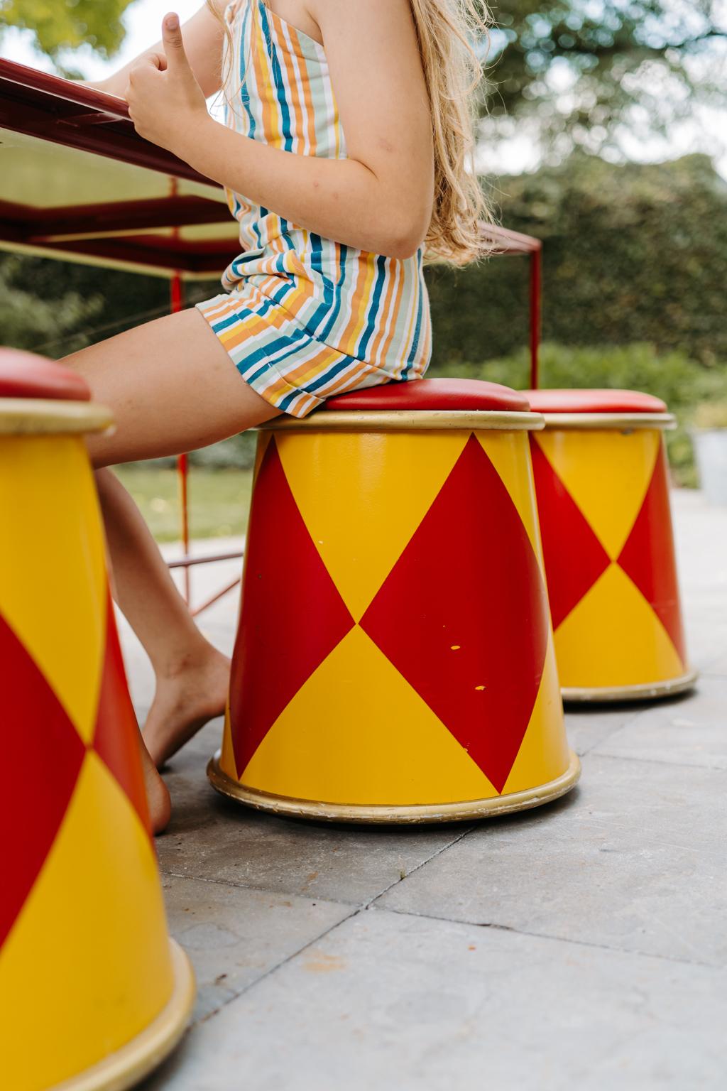 Lot of Twelve 1980's Circus Stools 10