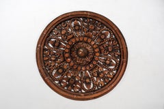 A Lotus-Form Thai Temple Ceiling Medallion