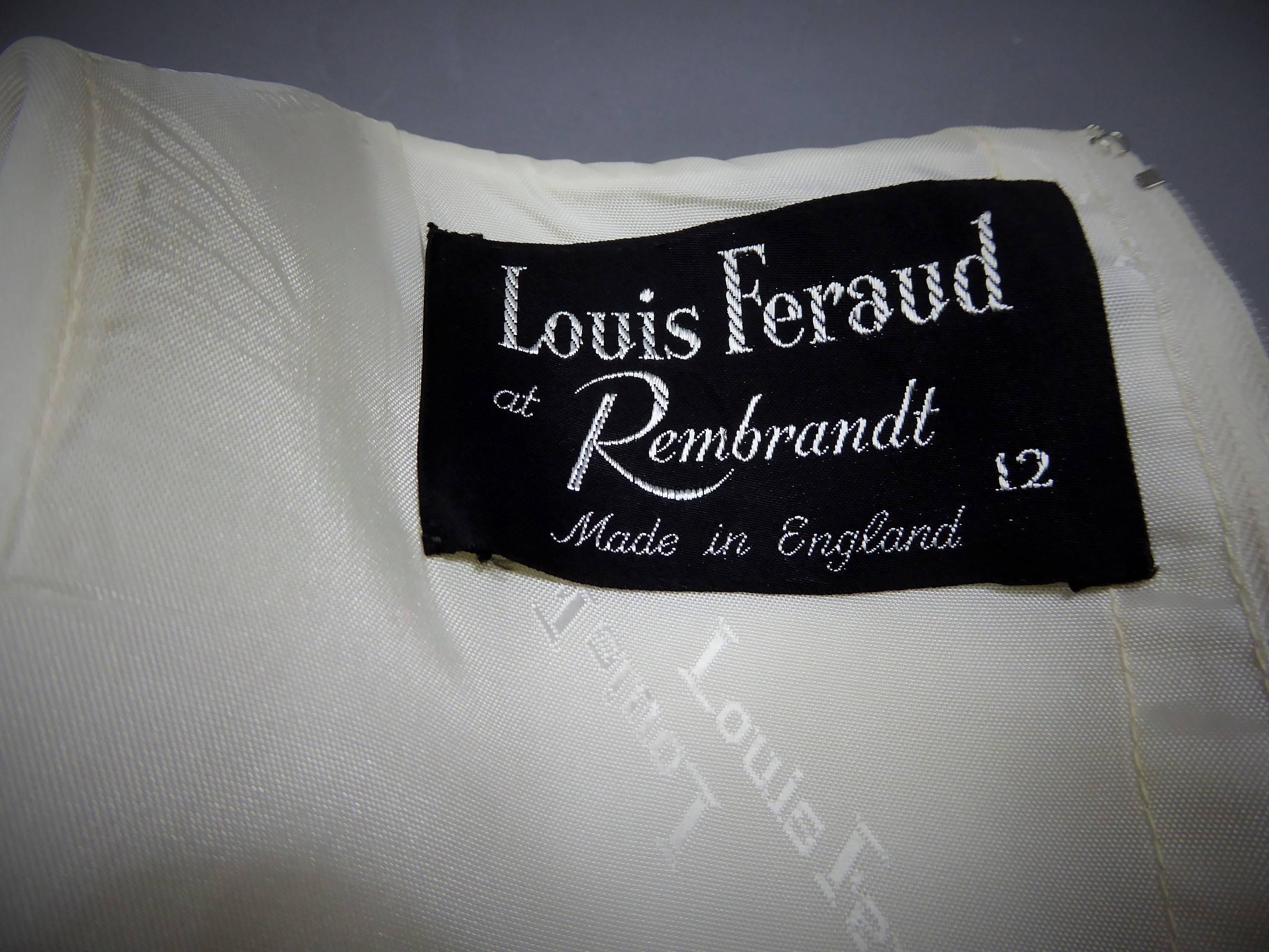 A Louis Féraud At Rembrandt Dress, Circa 1980 For Sale 4