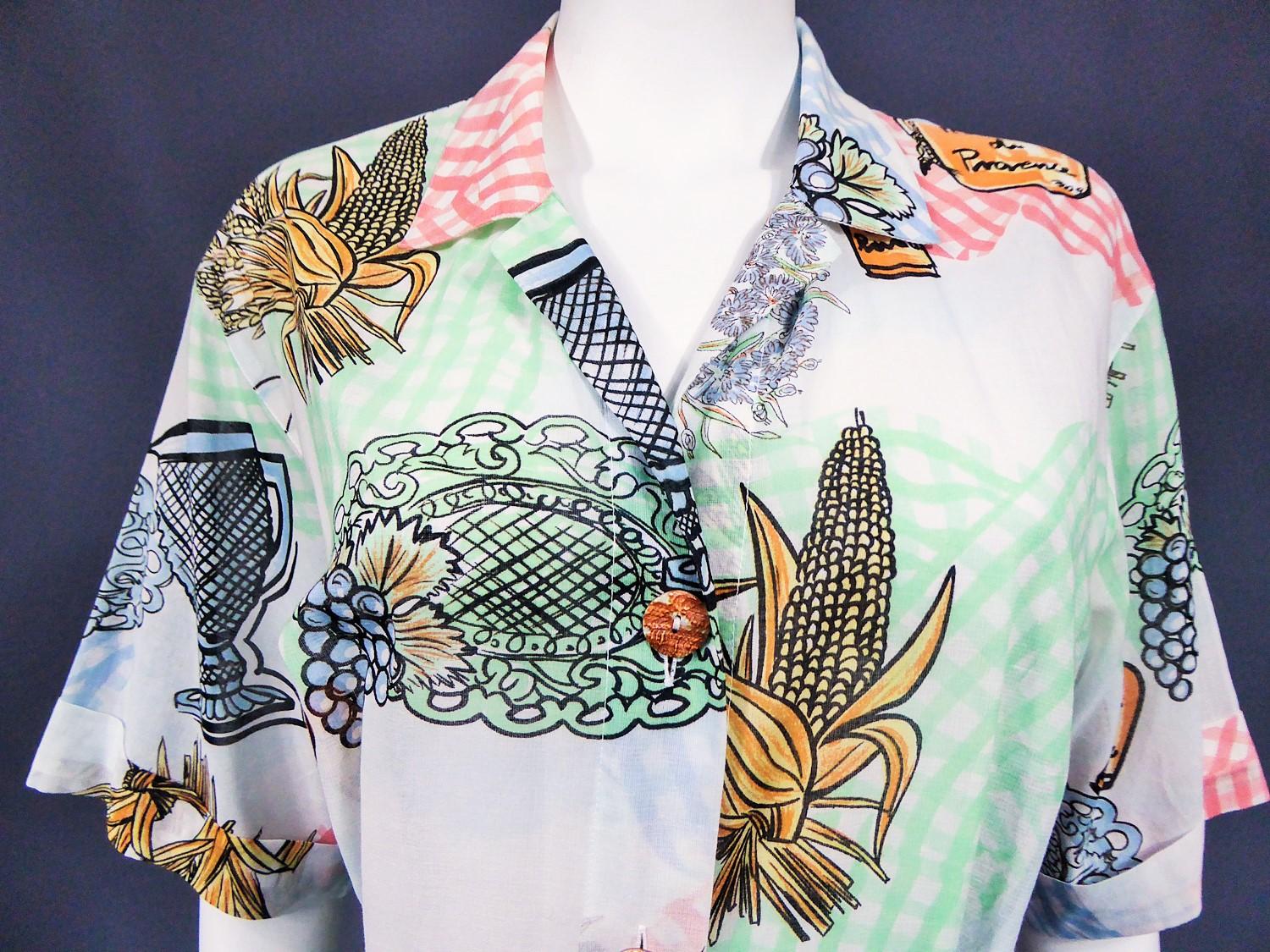 Robe Louis Féraud en polyamide imprimé Circa 1970 en vente 13