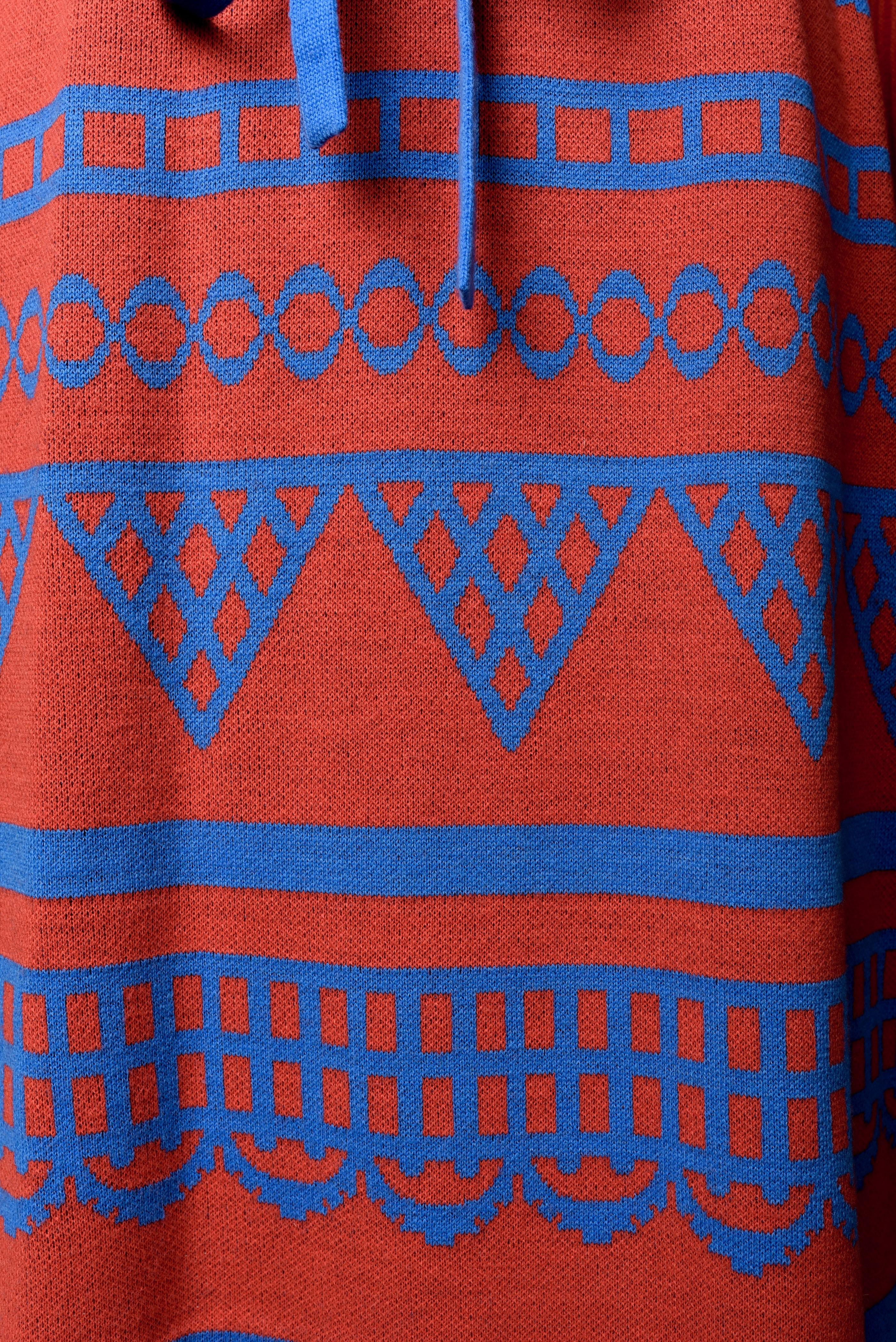 Robe en tricot de laine Louis Féraud par REMBRANDT Circa 1975 en vente 11