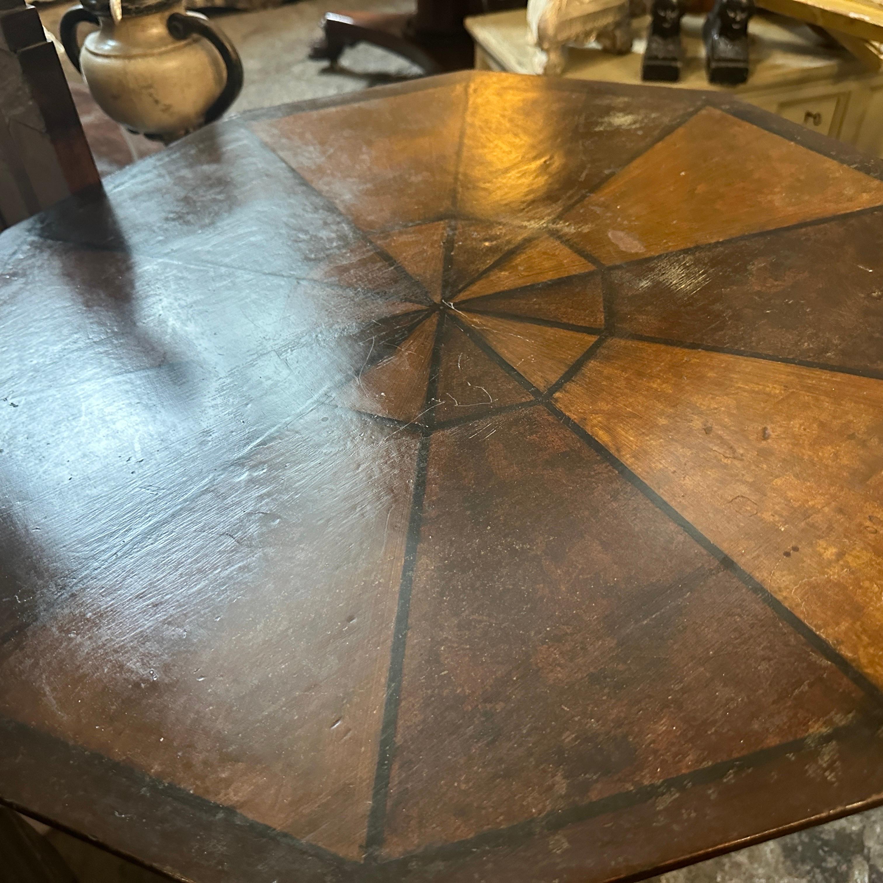 A Louis Philippe Sicilian Octagonal Tilt top Table For Sale 5