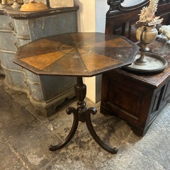 Tavolo ottagonale inclinabile Louis Philippe
