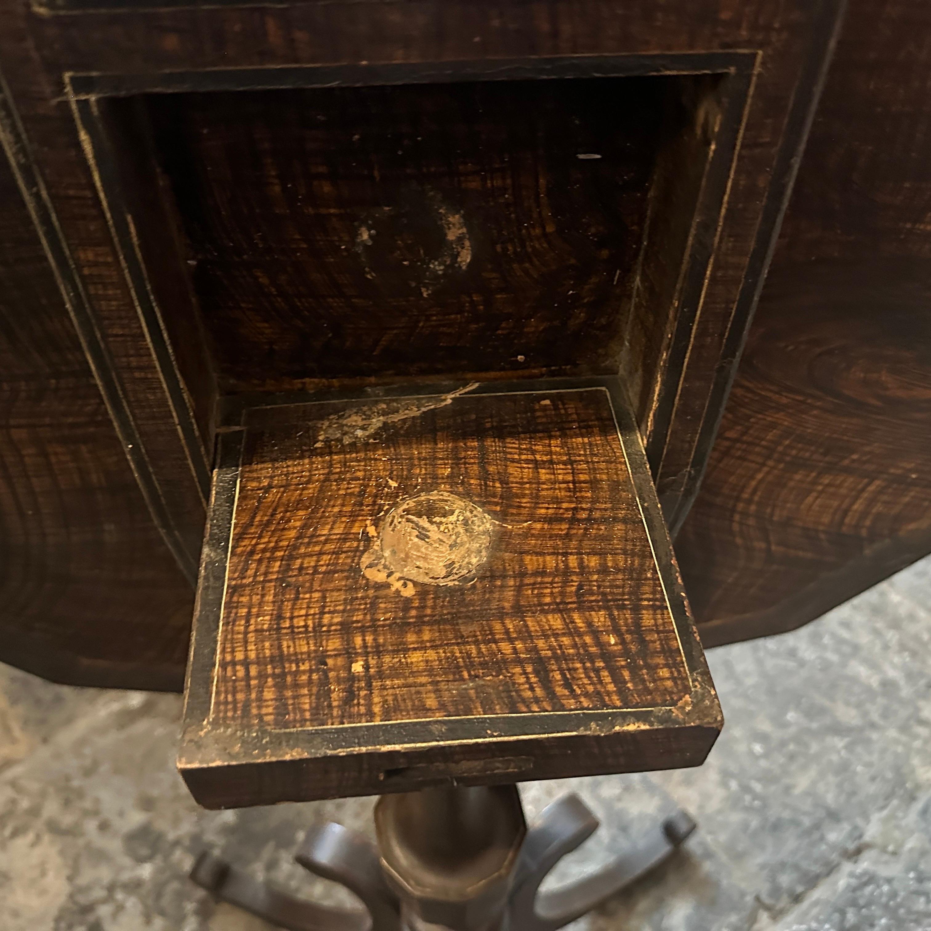 A Louis Philippe Sicilian Octagonal Tilt top Table For Sale 2