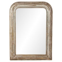 A Louis Phillippe Silver Mirror