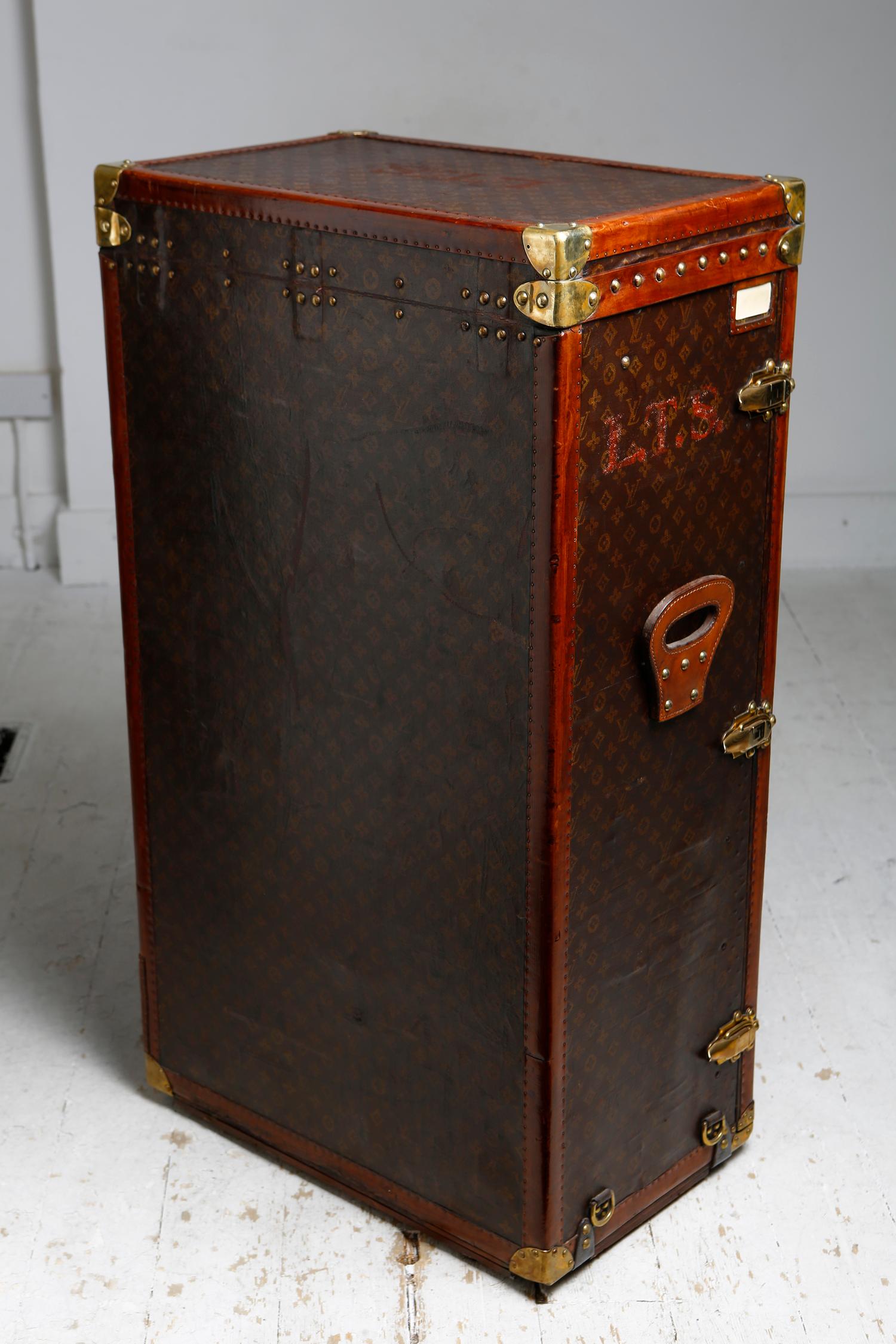 Edwardian Louis Vuitton Shoe Secretaire, circa 1920 For Sale