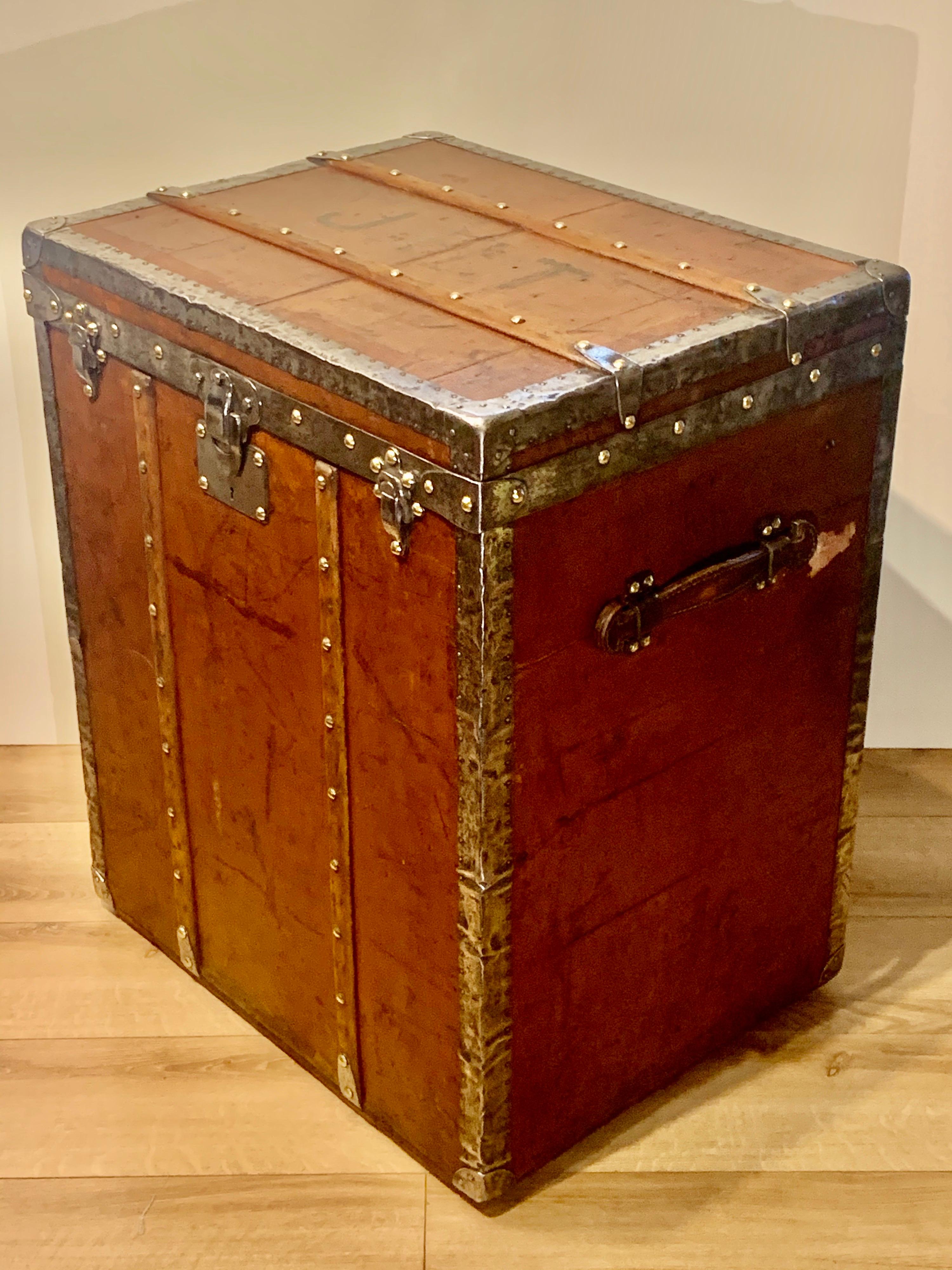 French Louis Vuitton Trunk Circa Late 19th / 20th Century 'circa 1890/1910'