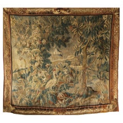 Louis XIV Aubusson Verdure Tapestry