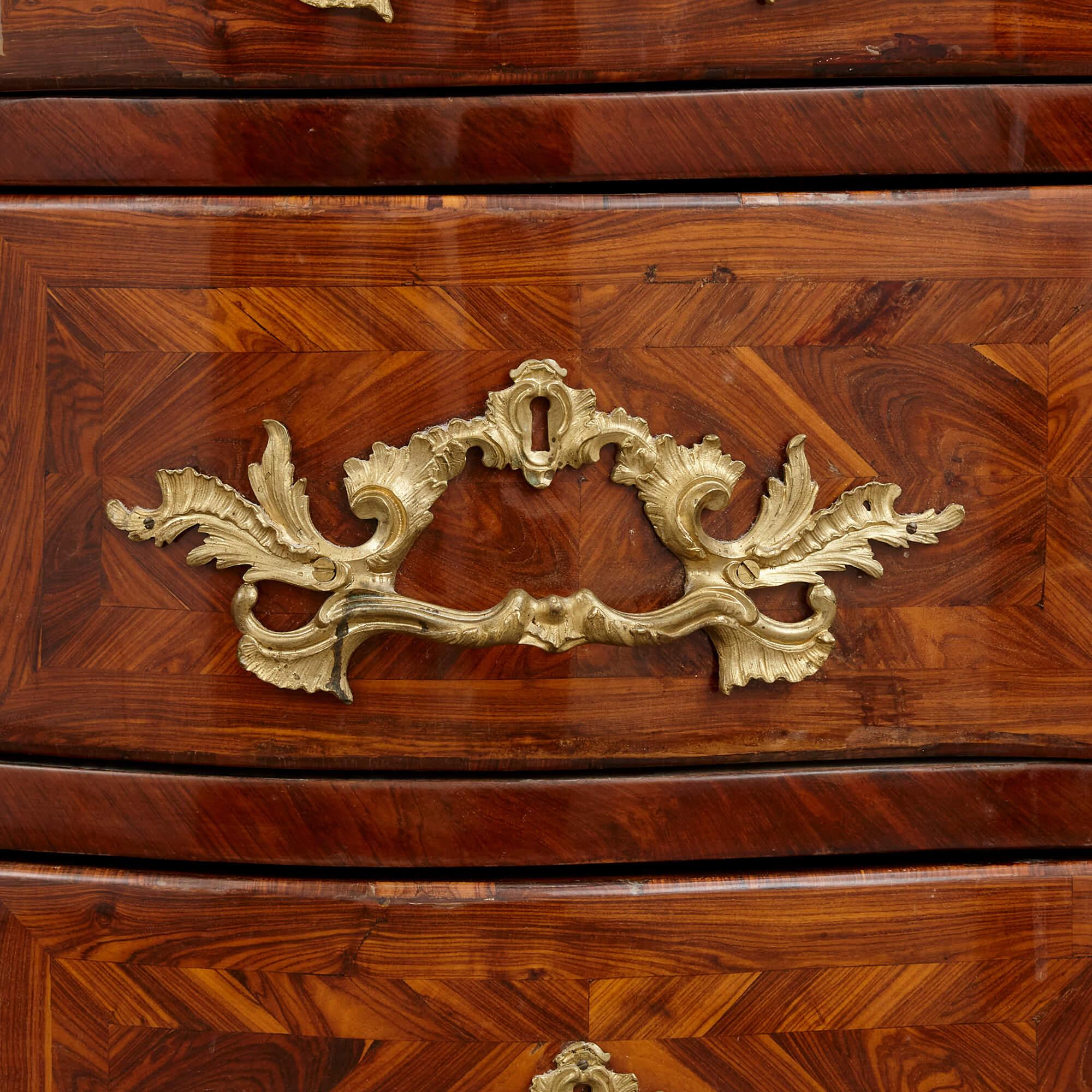Louis XV Period Ormolu and Marble Mounted Commode In Good Condition For Sale In London, GB