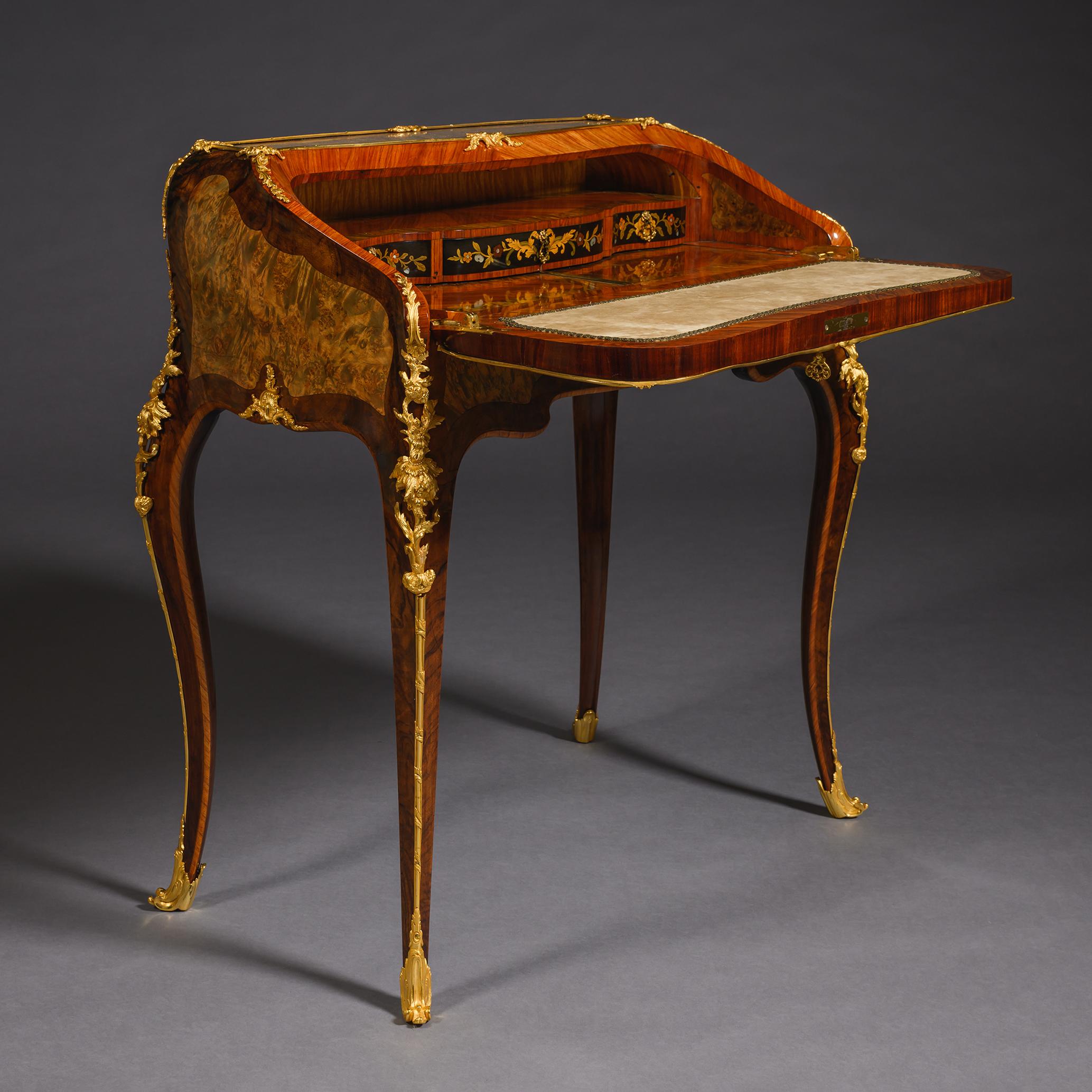 English A Louis XV Style Bureau de Dame For Sale