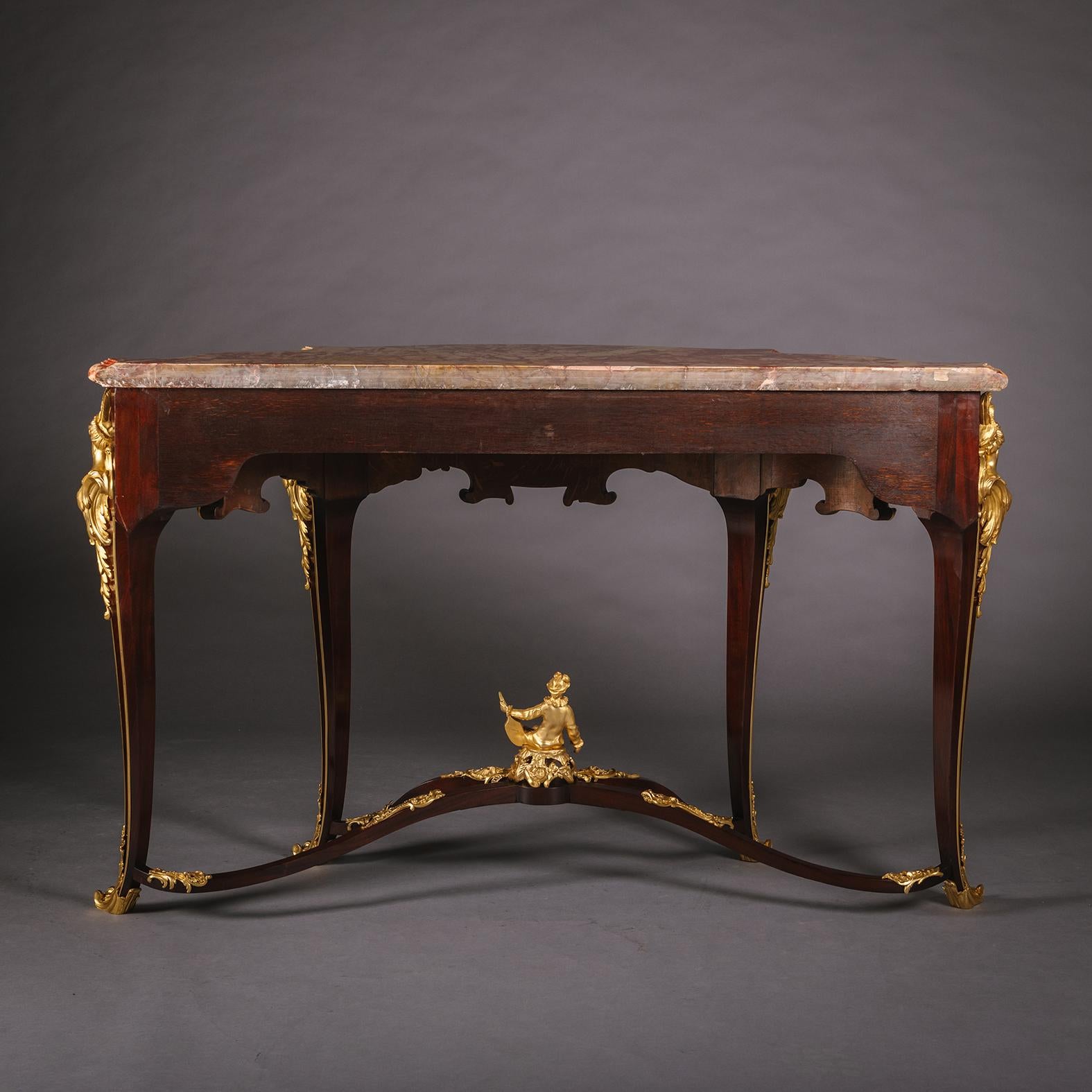 A Louis XV Style Console Table By François Linke, Paris For Sale 3