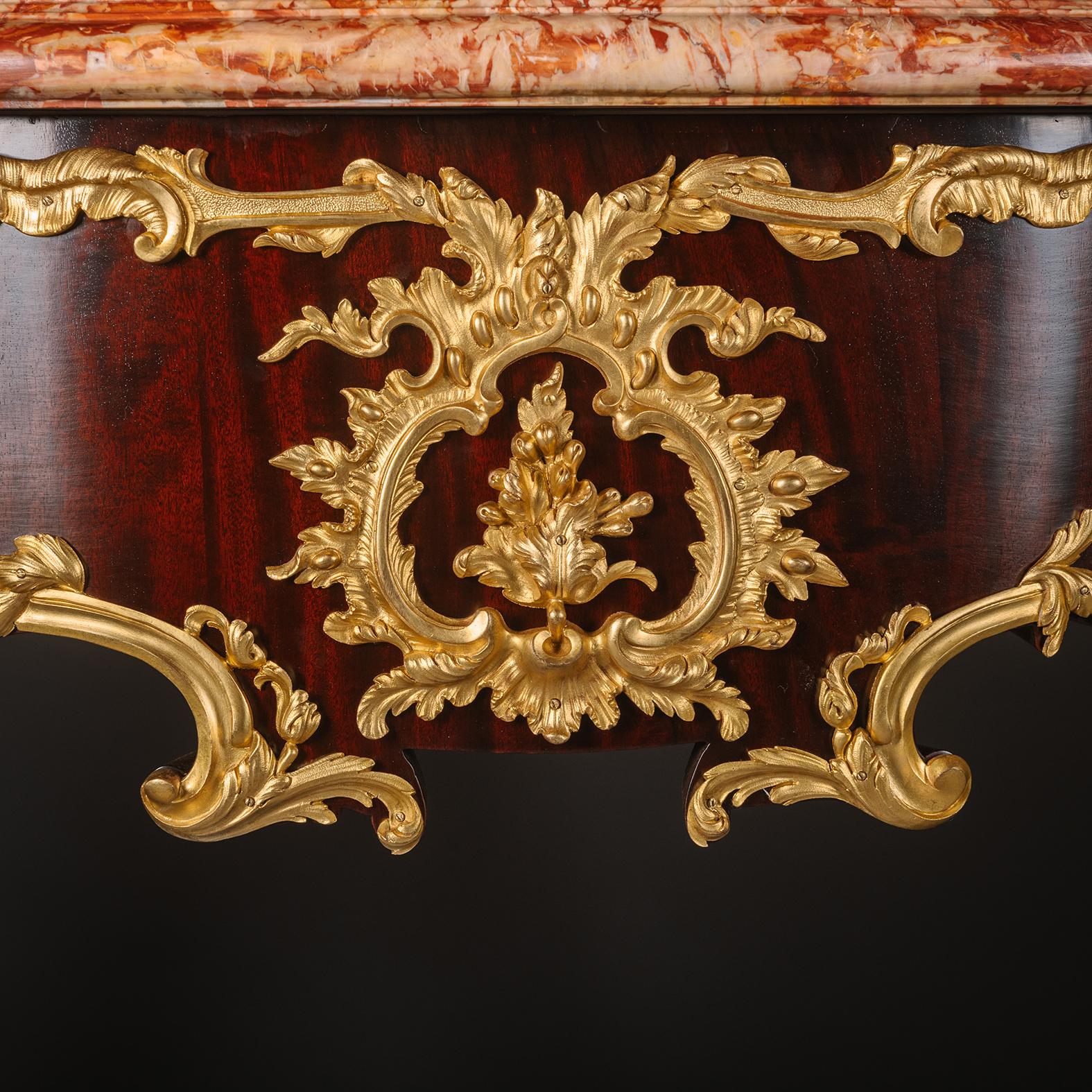 Gilt A Louis XV Style Console Table By François Linke, Paris For Sale