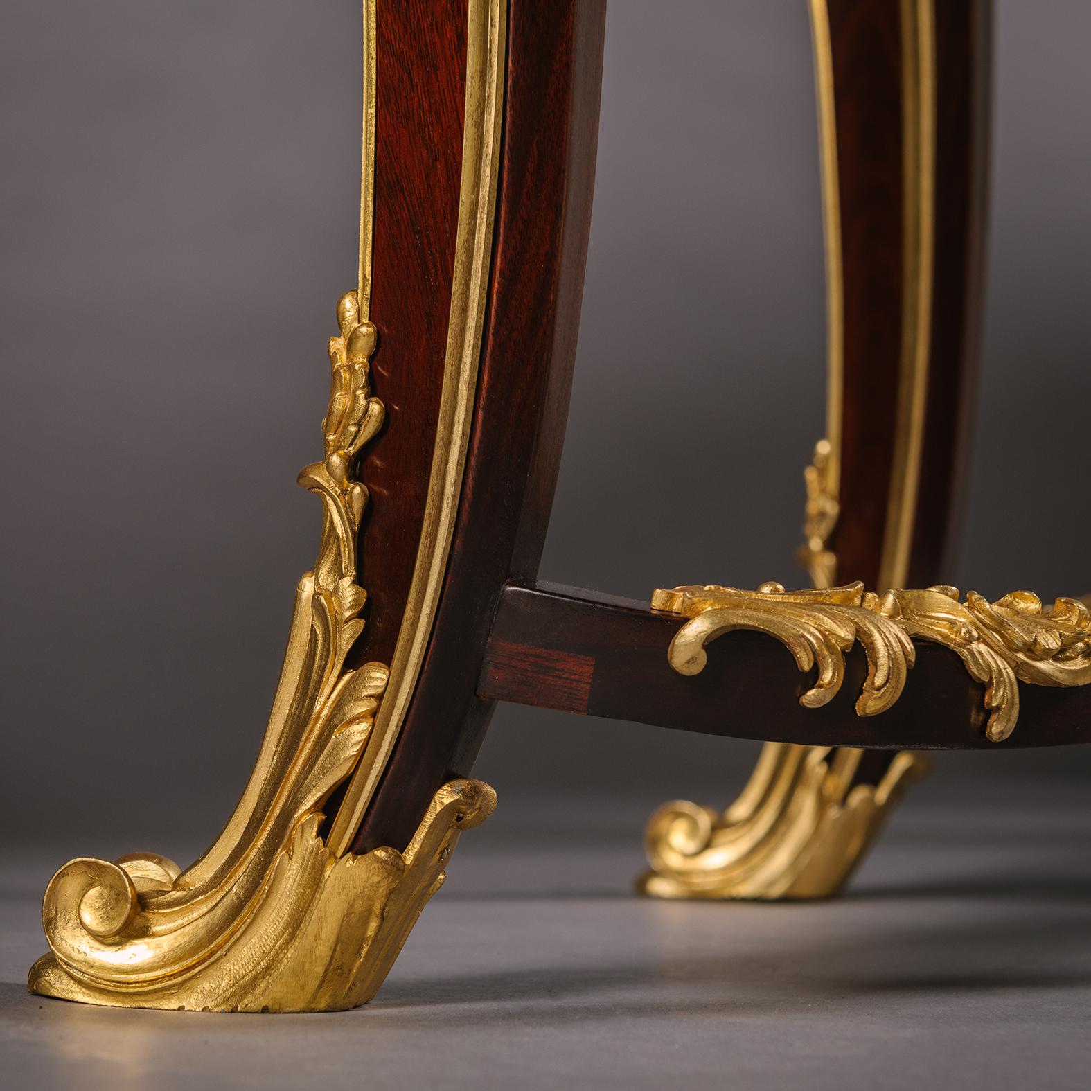 A Louis XV Style Console Table By François Linke, Paris For Sale 2