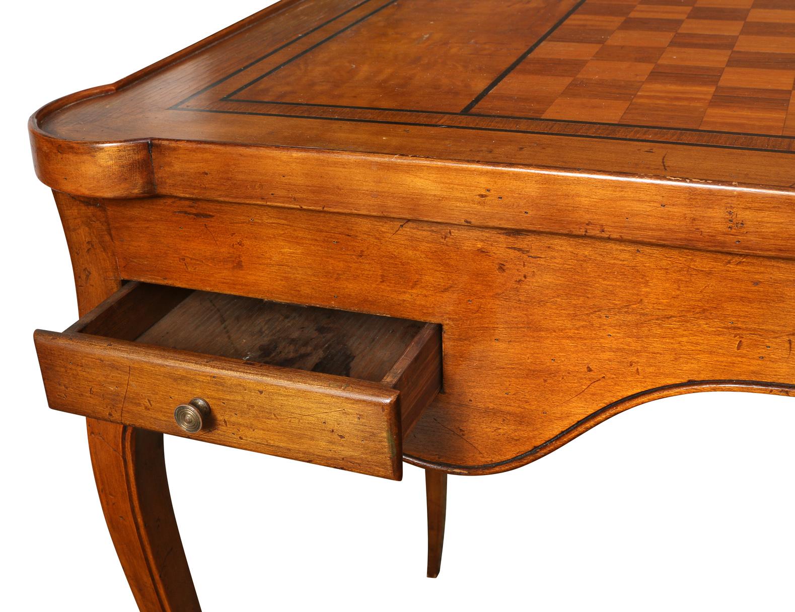 Unknown A  Louis XV Style Fruitwood Games Table