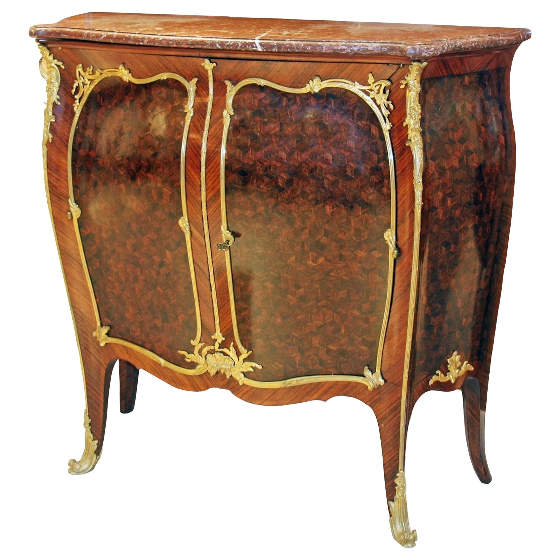 Louis XV Style Kingwood Side Cabinet by Francois Linke Paris, circa 1900