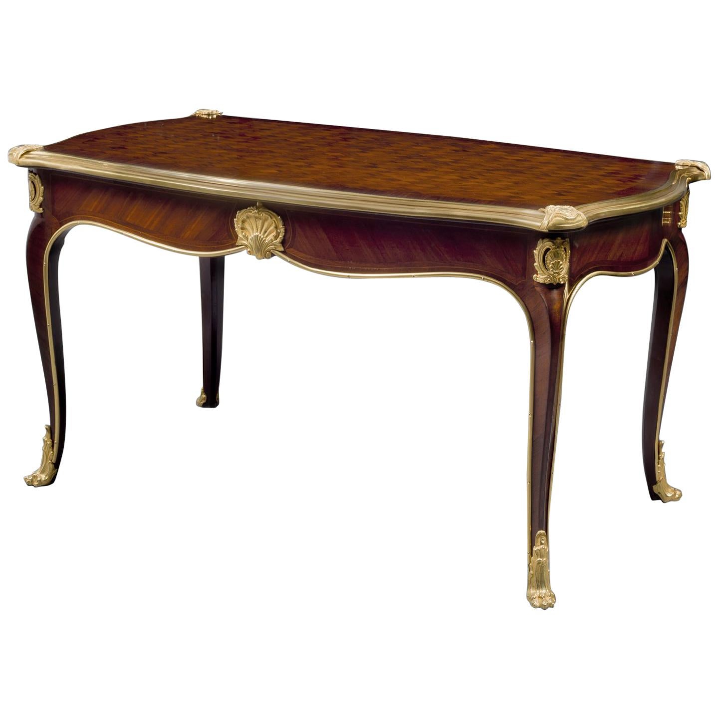 Niedriger Tisch im Louis-XV-Stil von Lysberg und Hansen aus Kopenhagen, um 1910