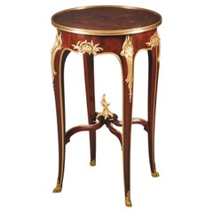 Antique A Louis XV Style Marquetry Gueridon, by François Linke