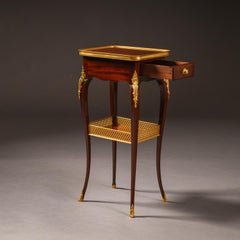A  Louis XV Style Night Stand or Occasional Table Attributed to Henry Dasson