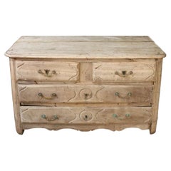 A Louis XV Style Oak Commode