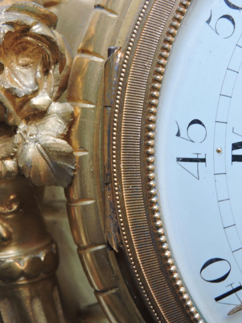 Louis XV Style Ormolu Cartel Clock, after Caffieri, 19th Century 2